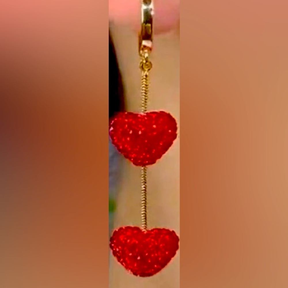 Red Heart earrings